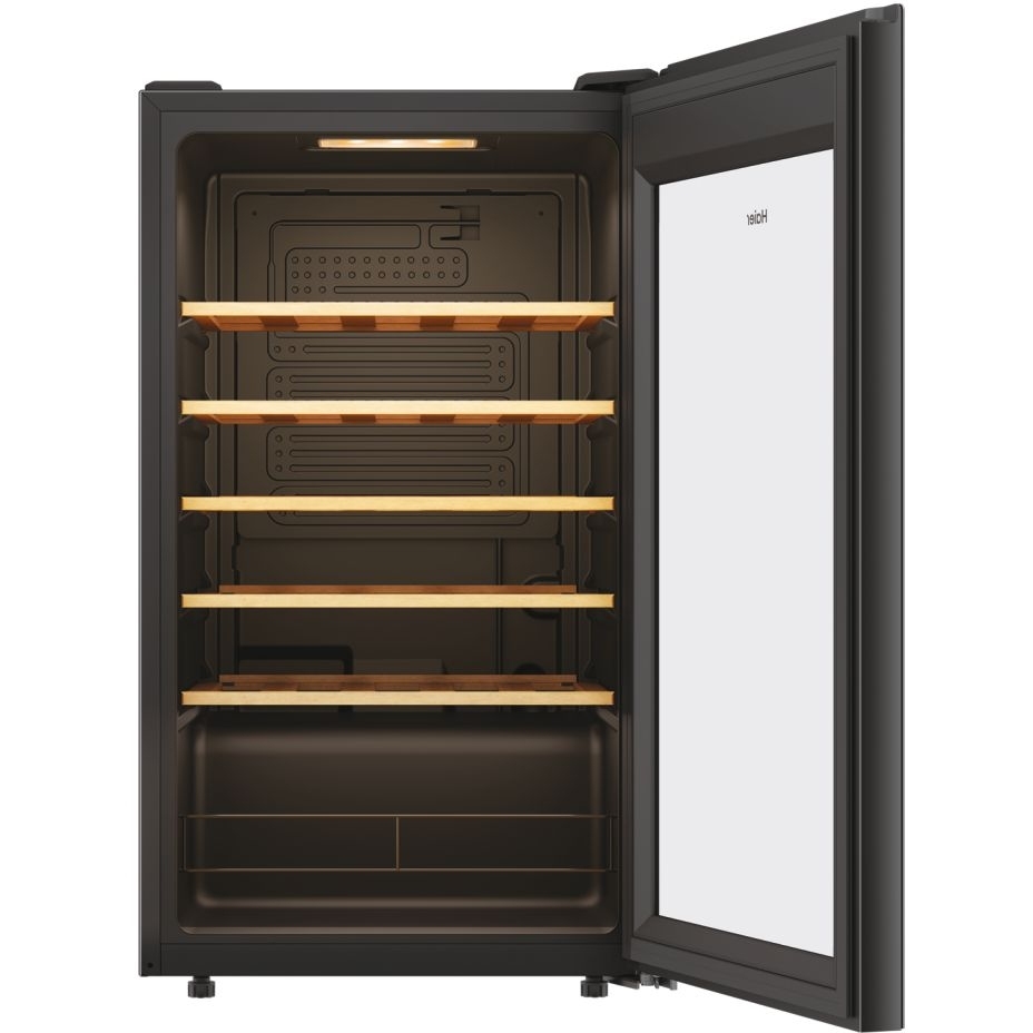 Haier HWS34GGH1K Wine Cooler, Black, G Rated
