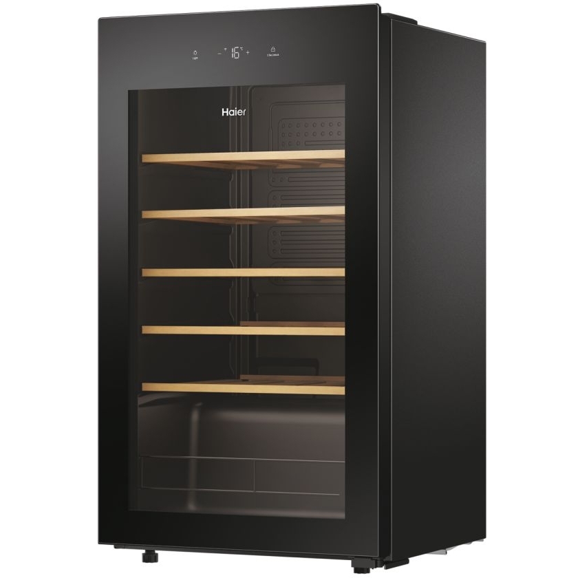 Haier HWS34GGH1K Wine Cooler, Black, G Rated