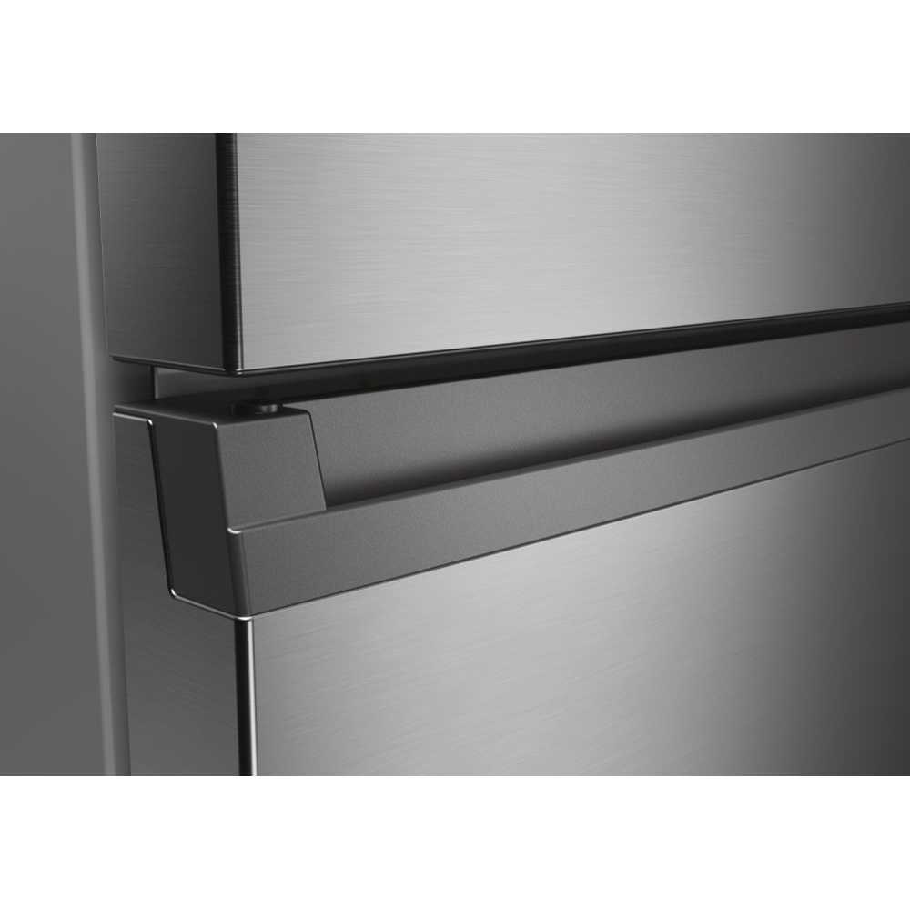 Haier HDPW5620DNPK No Frost Fridge Freezer, 70/30, Stainless Steel, D Rated