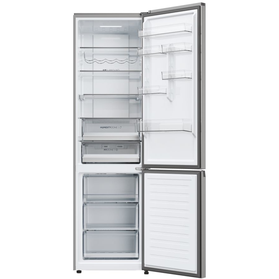 Haier HDPW5620DNPK No Frost Fridge Freezer, 70/30, Stainless Steel, D Rated