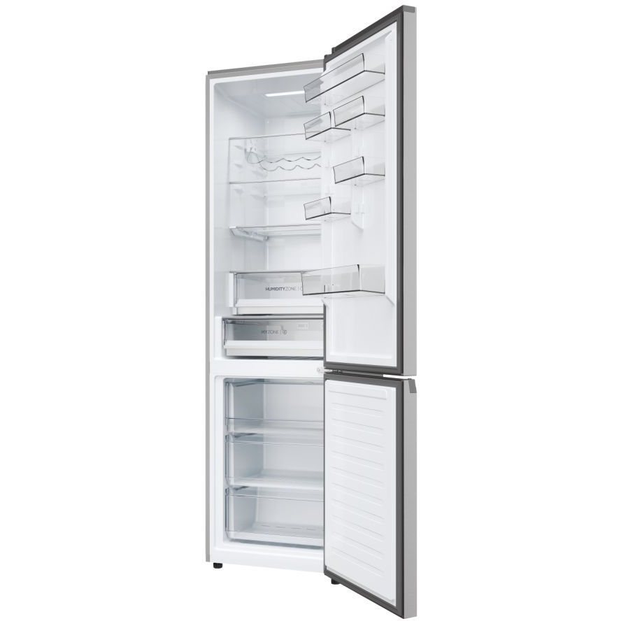 Haier HDPW5620DNPK No Frost Fridge Freezer, 70/30, Stainless Steel, D Rated