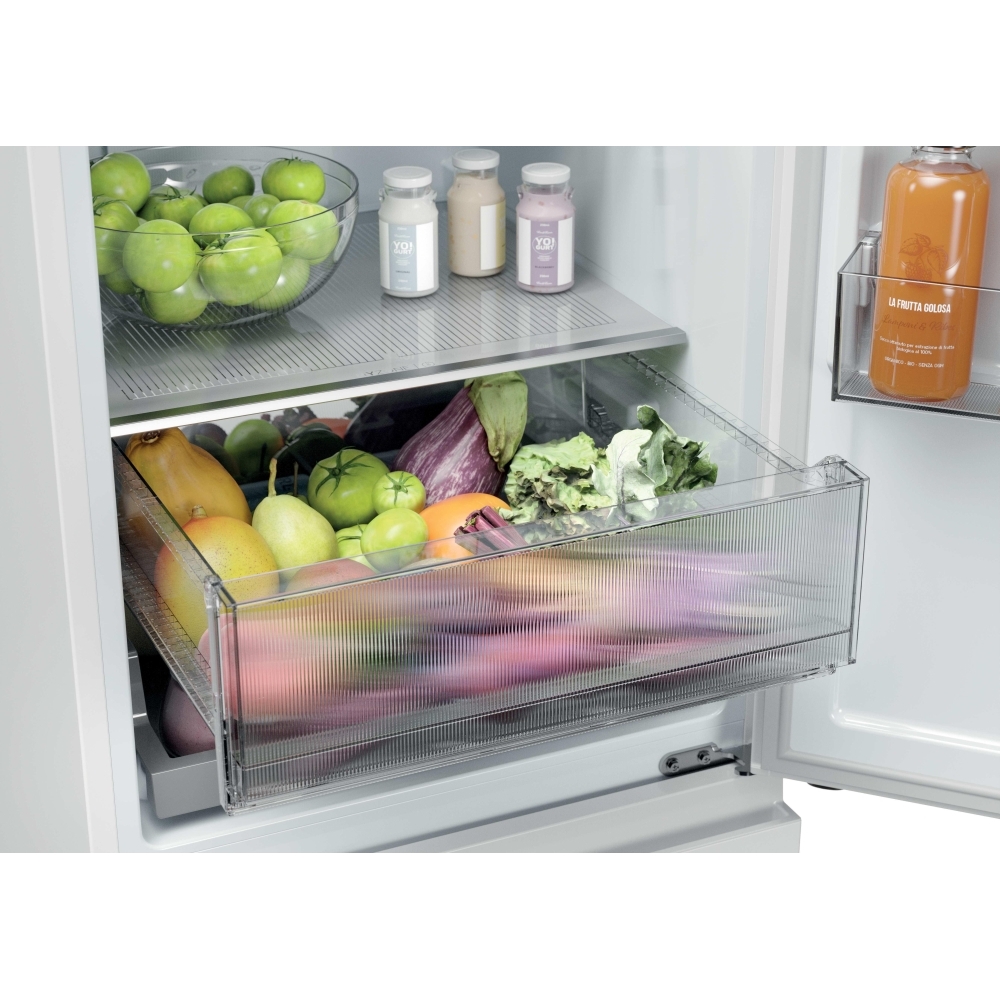 Haier HTR3518ENMWK Fridge Freezer, 60/40, White, E Rated