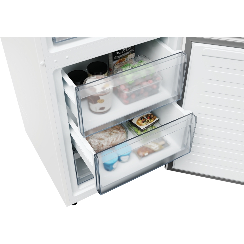 Hoover HONCQ2T618AWK No Frost Fridge Freezer, 60/40, White, A Rated