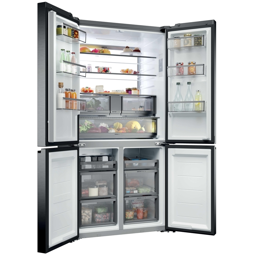 Haier HCW79F19EHSB American Fridge Freezer,  Plumbed, Stainless Steel, E Rated
