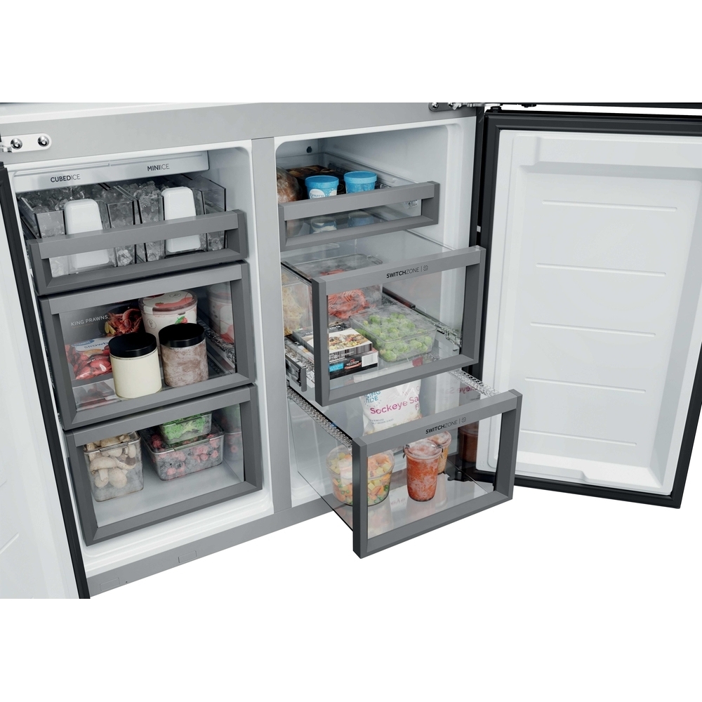 Haier HCW79F19EHSB American Fridge Freezer,  Plumbed, Stainless Steel, E Rated