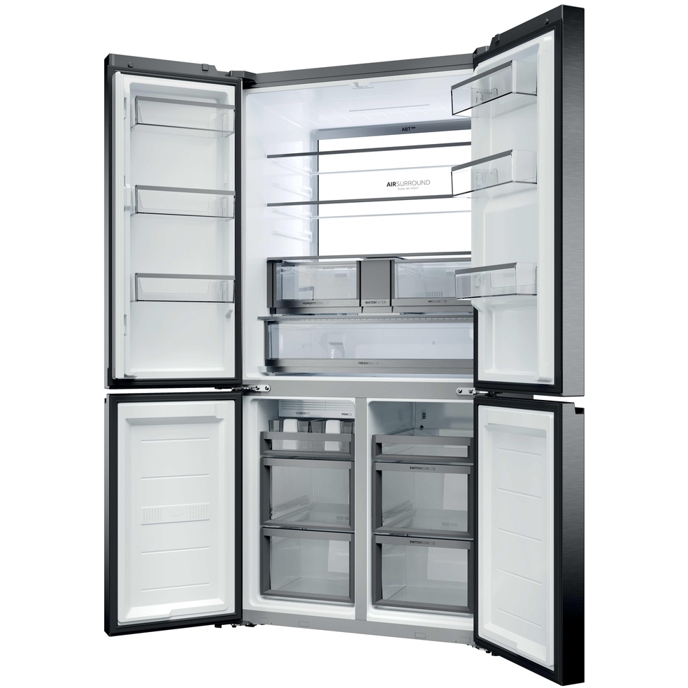 Haier HCW79F19EHSB American Fridge Freezer,  Plumbed, Stainless Steel, E Rated