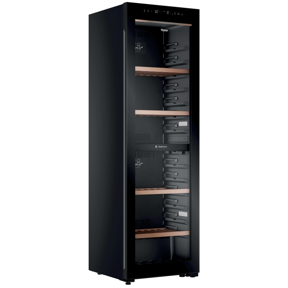 Haier HWS201GDFH1K Wine Cooler, Black, F Rated