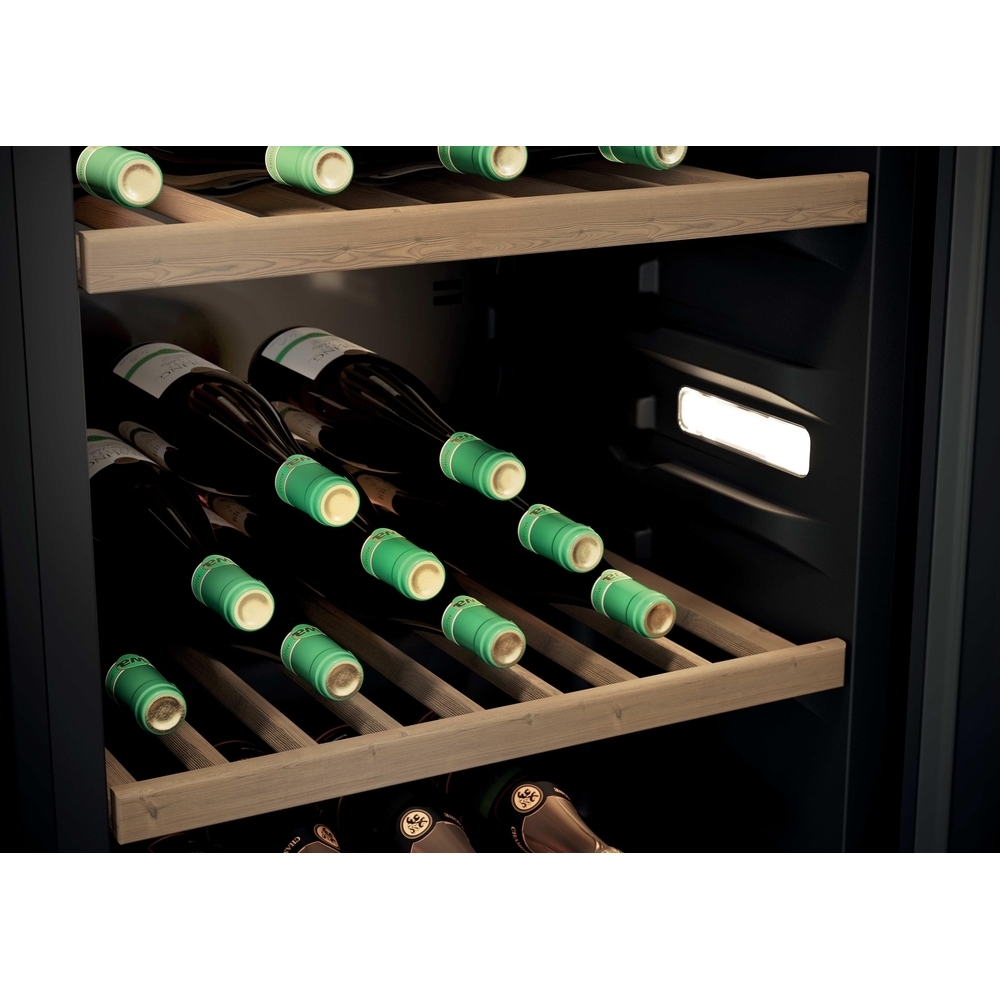 Haier HWS201GDFH1K Wine Cooler, Black, F Rated