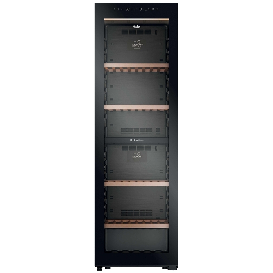 Haier HWS201GDFH1K Wine Cooler, Black, F Rated