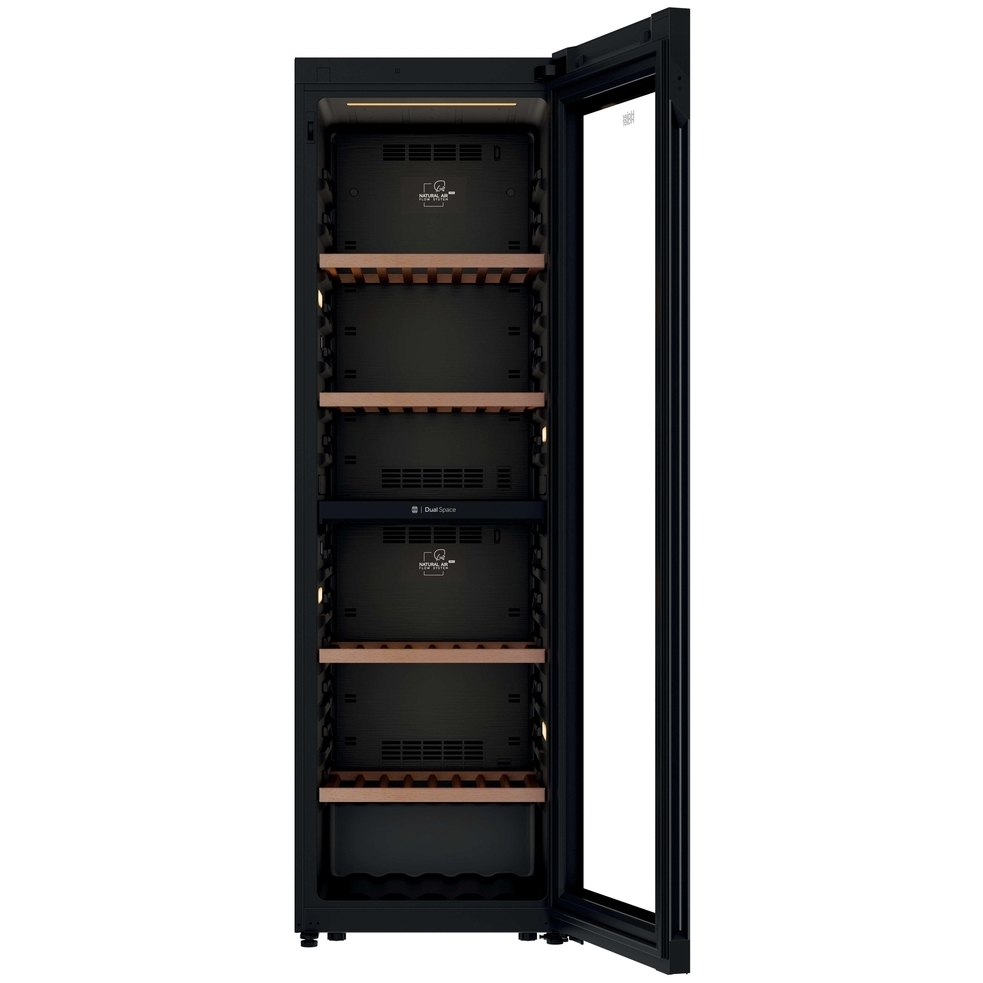 Haier HWS201GDFH1K Wine Cooler, Black, F Rated