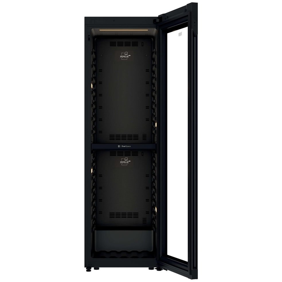 Haier HWS201GDFH1K Wine Cooler, Black, F Rated