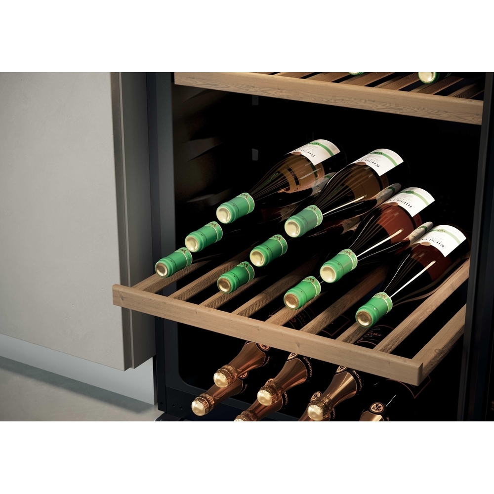 Haier HWS201GDFH1K Wine Cooler, Black, F Rated