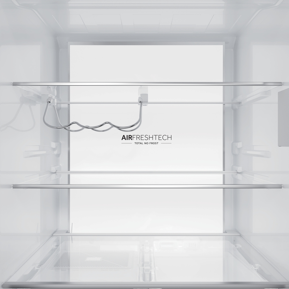 Haier HFKR5718DNMM American Fridge Freezer, Stainless Steel, D Rated,  Non-Plumbed