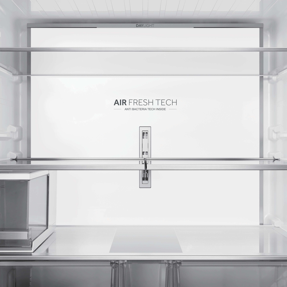 Haier HCW79F18CHMB American Fridge Freezer, Black, C Rated