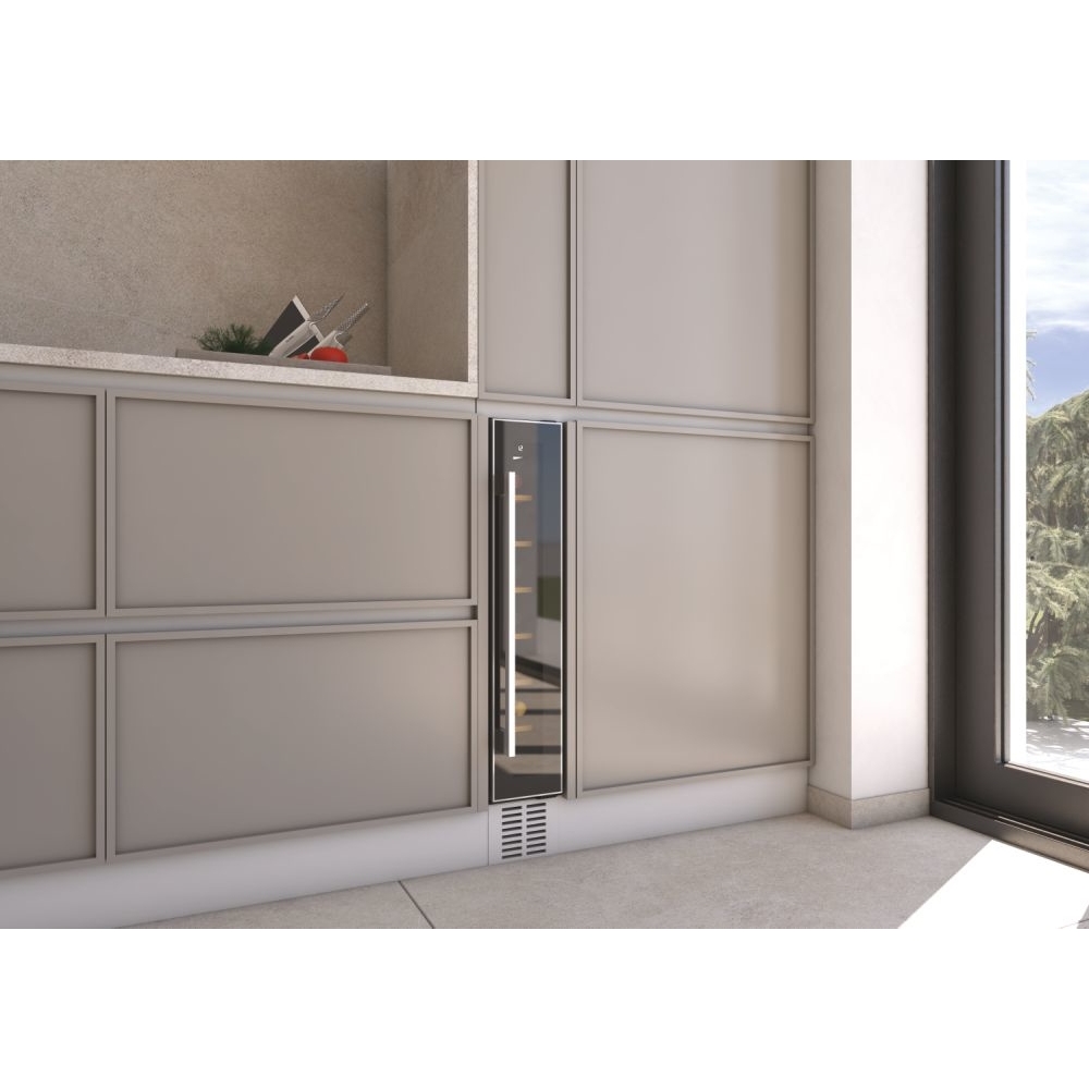 Hoover HWCB 15 UK/1 Integrated Wine Cooler, Black, G Rated