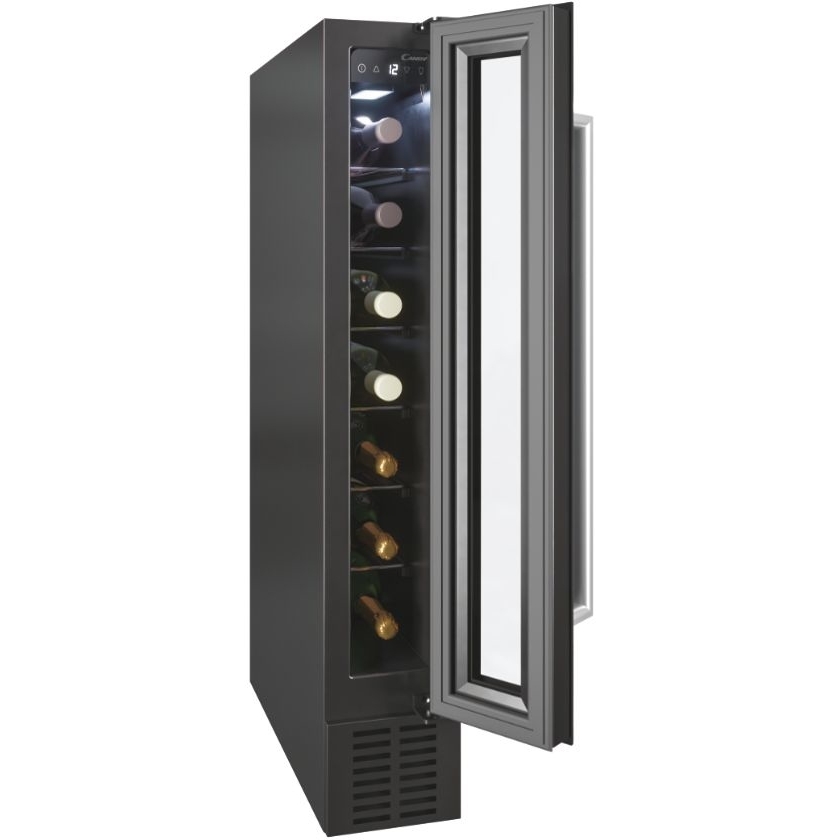 Candy CCVB 15 UK Integrated Wine Cooler, Black, G Rated