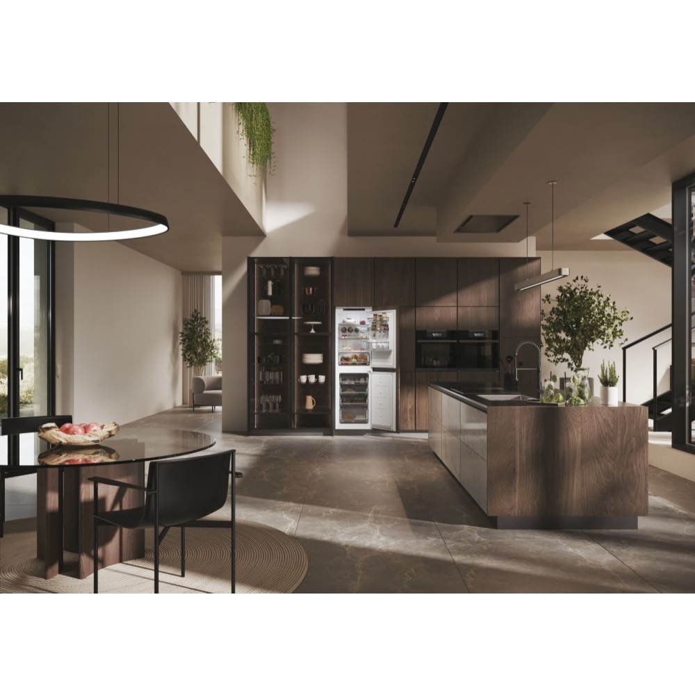 Haier HB50T618FMK No Frost Integrated Fridge Freezer, Sliding Hinge, 50/50, E Rated