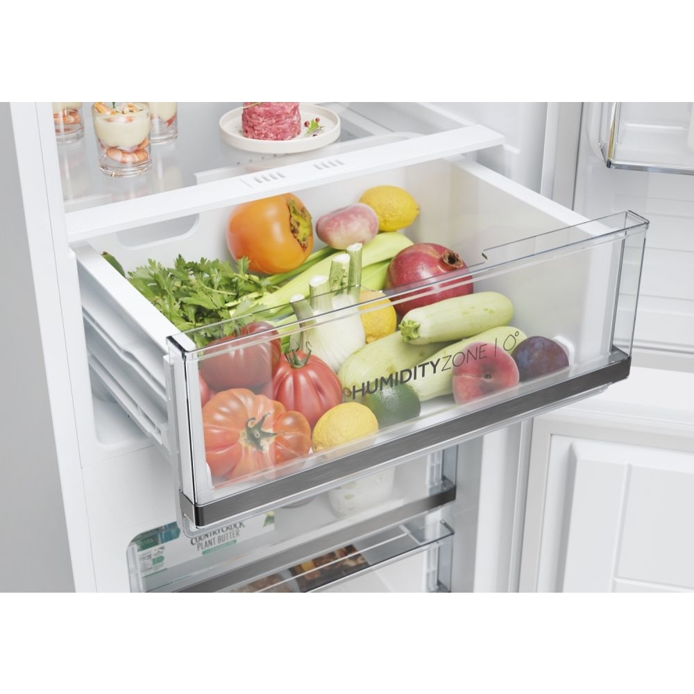 Haier HB50T618FMK No Frost Integrated Fridge Freezer, Sliding Hinge, 50/50, E Rated