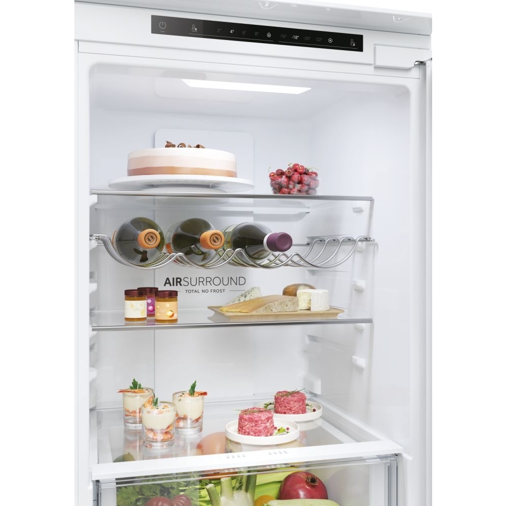 Haier HB50T618FMK No Frost Integrated Fridge Freezer, Sliding Hinge, 50/50, E Rated