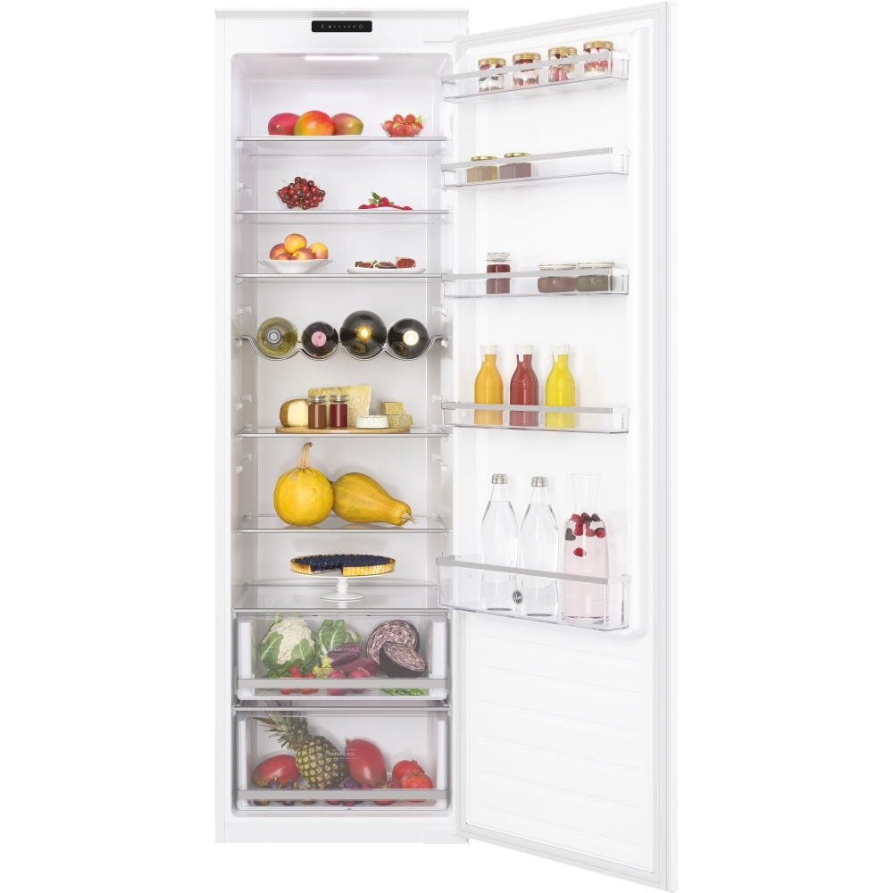 Hoover HOMS518EWK Built-In Larder Fridge, Sliding Hinge, E Rated