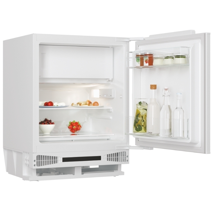 Candy CM4SE68EWK Built-Under Fridge with Ice Box, Sliding Hinge, E Rated