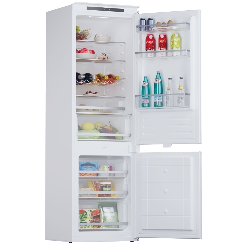 Candy CBBMT18EK Total No Frost Integrated Fridge Freezer, Sliding Hinge, 70/30, E Rated