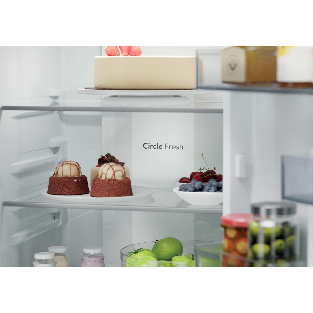 Hoover HONBQT3519EWK-UK Total No Frost Integrated Fridge Freezer, Sliding Hinge, 70/30, E Rated