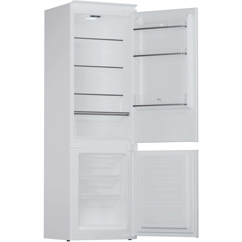 Hoover HOBBML18EK Static Integrated Fridge Freezer, Sliding Hinge, 70/30, E Rated