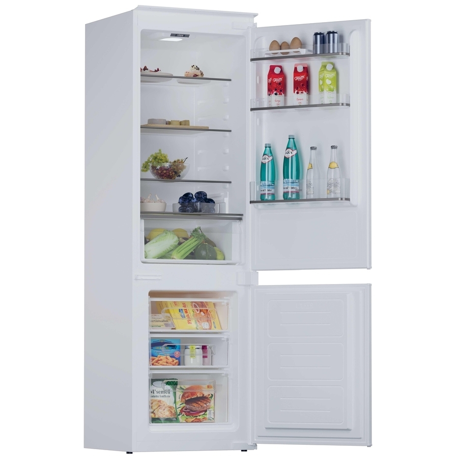Hoover HOBBML18EK Static Integrated Fridge Freezer, Sliding Hinge, 70/30, E Rated