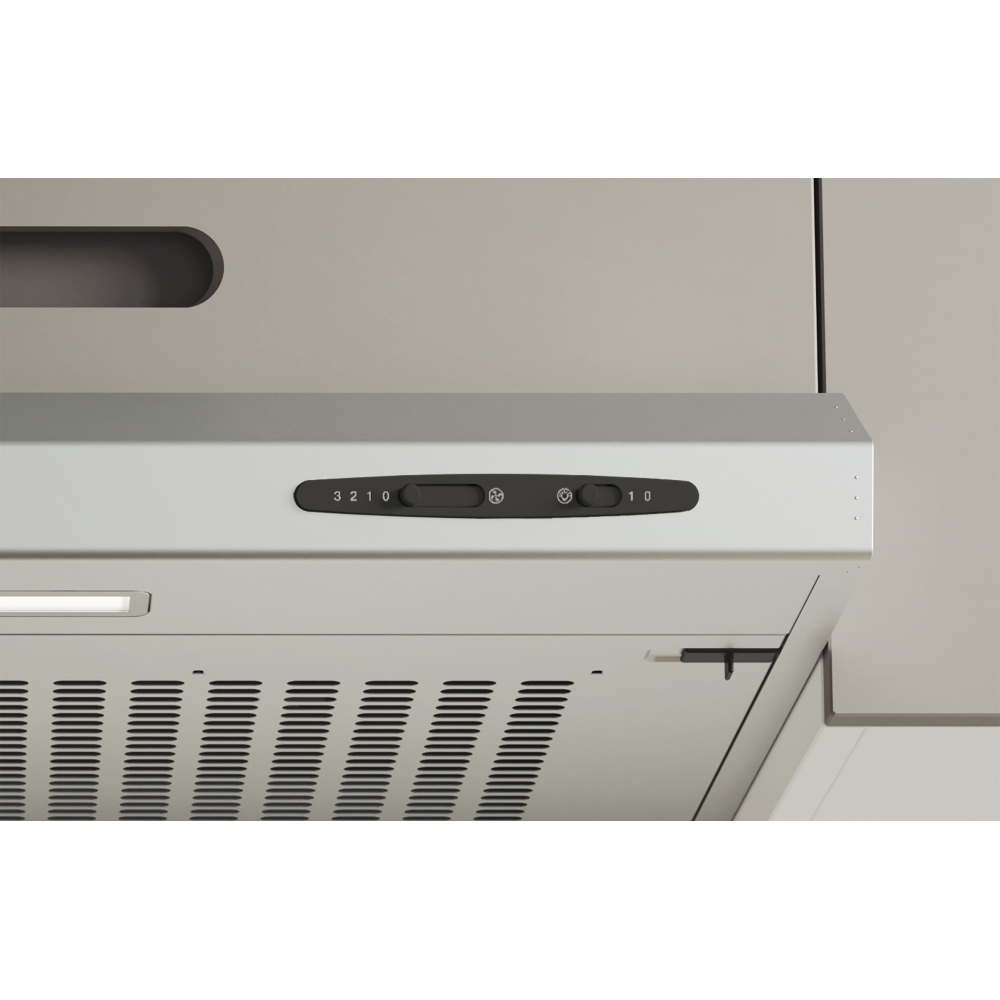 Candy CFT610/5S/1/UK Traditional Cooker Hood, Silver, C Rated