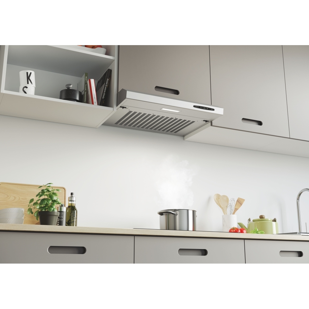 Candy CFT610/5S/1/UK Traditional Cooker Hood, Silver, C Rated