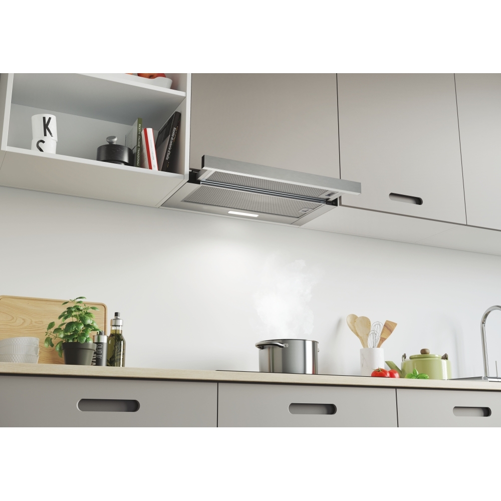 Candy CBT625/2X/1/UK Telescopic Cooker Hood, Stainless Steel, B Rated