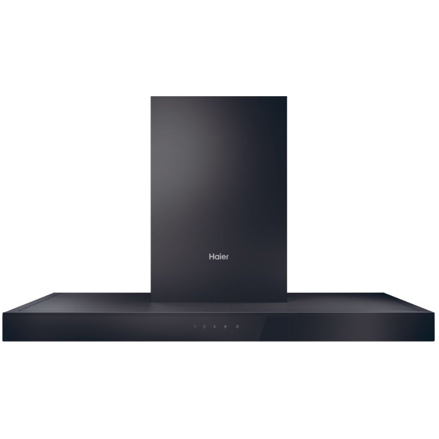 Haier HATS9CBS4B 90cm Chimney Cooker Hood, Black, A+ Rated