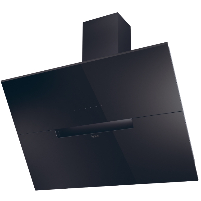 Haier HADG9CBS4BWIFI 90cm Chimney Cooker Hood, Black, A++ Rated