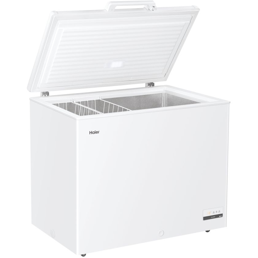 Haier HCE301E Static 300l Chest Freezer, White, E Rated