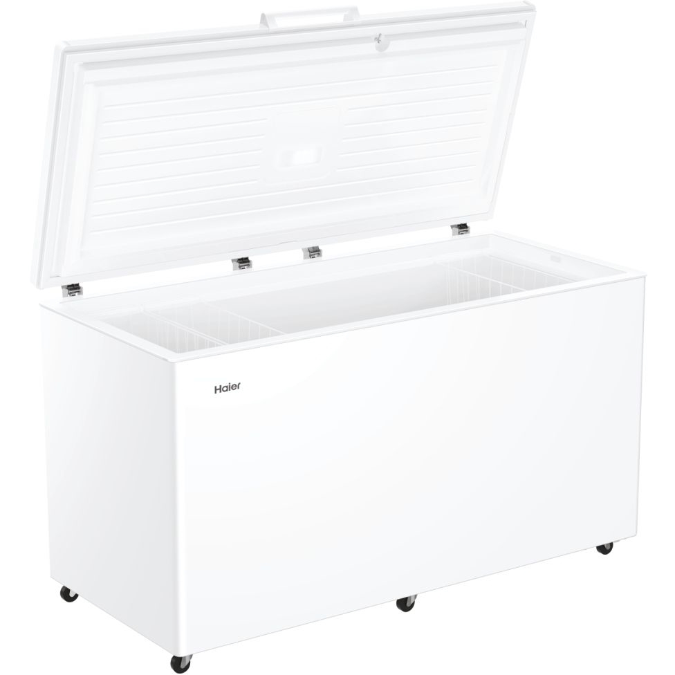 Haier HCE520EK Series 7 Static 508l Chest Freezer, White, E Rated