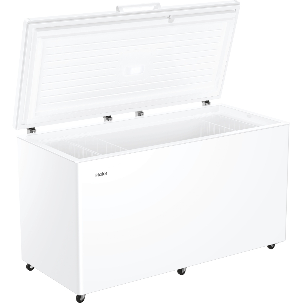 Haier HCE519EK Static 508l Chest Freezer, White, E Rated