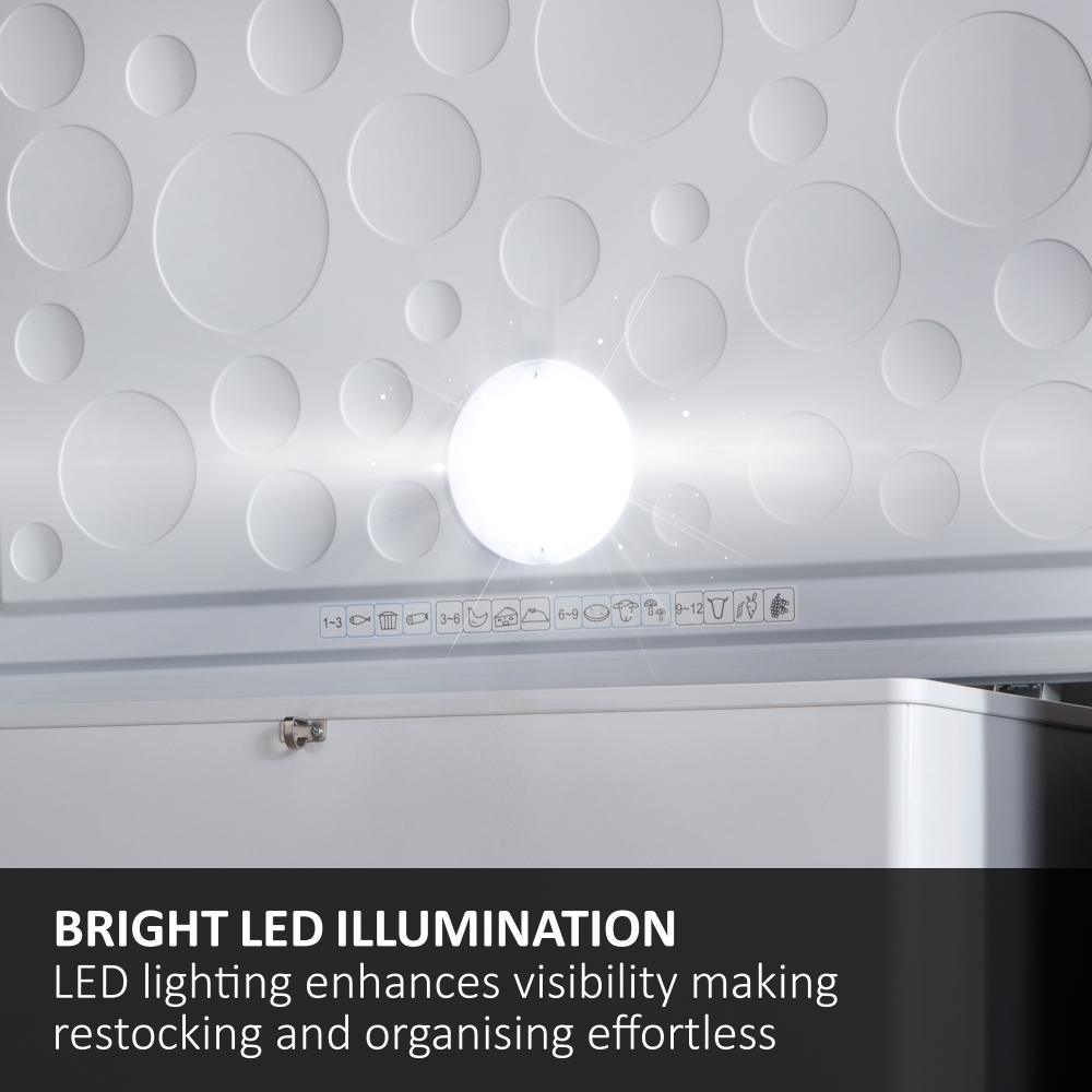 Haier HCE519EK Static 508l Chest Freezer, White, E Rated