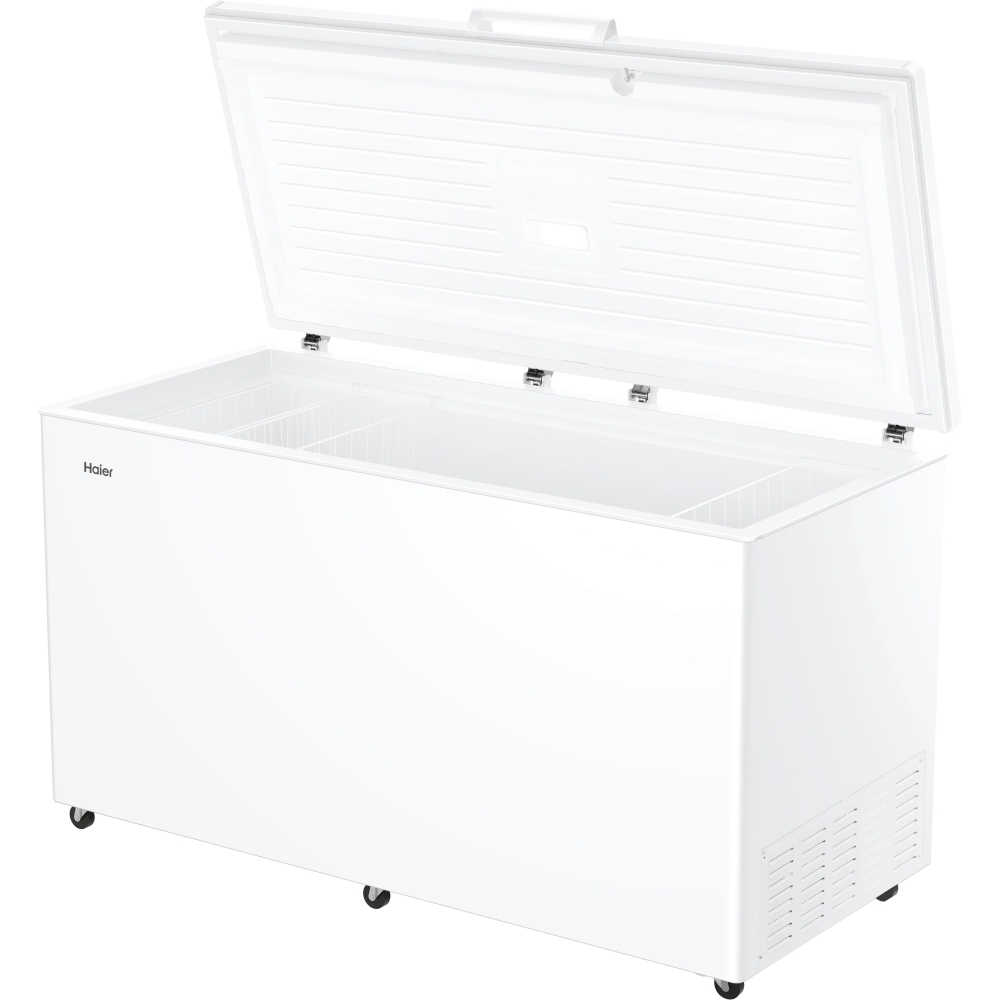 Haier HCE519EK Static 508l Chest Freezer, White, E Rated