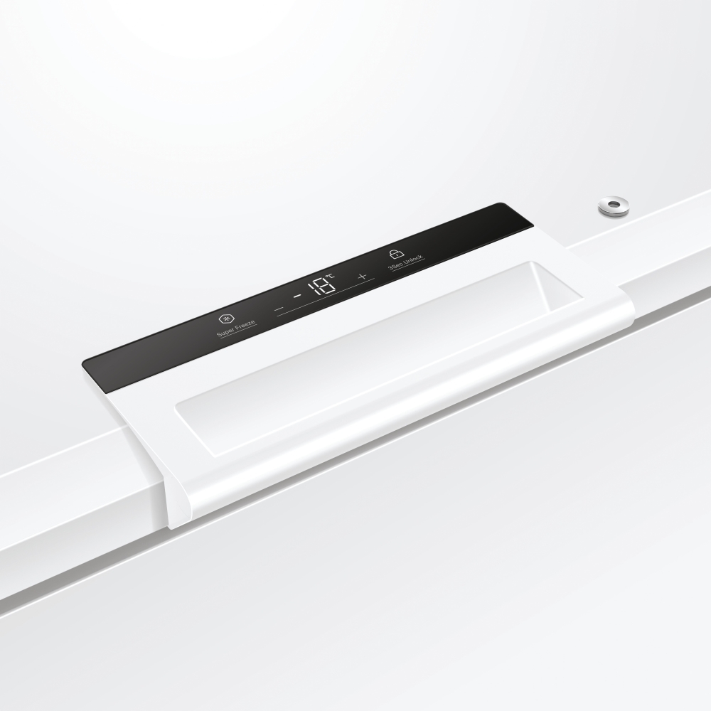 Haier HCE519EK Static 508l Chest Freezer, White, E Rated