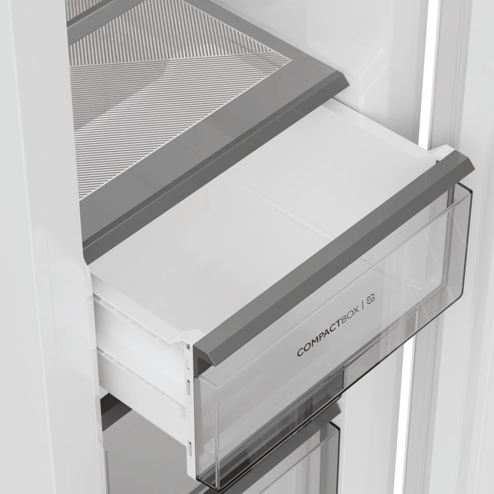 Haier H4F272WEH1K Total No Frost Tall Freezer, White, E Rated
