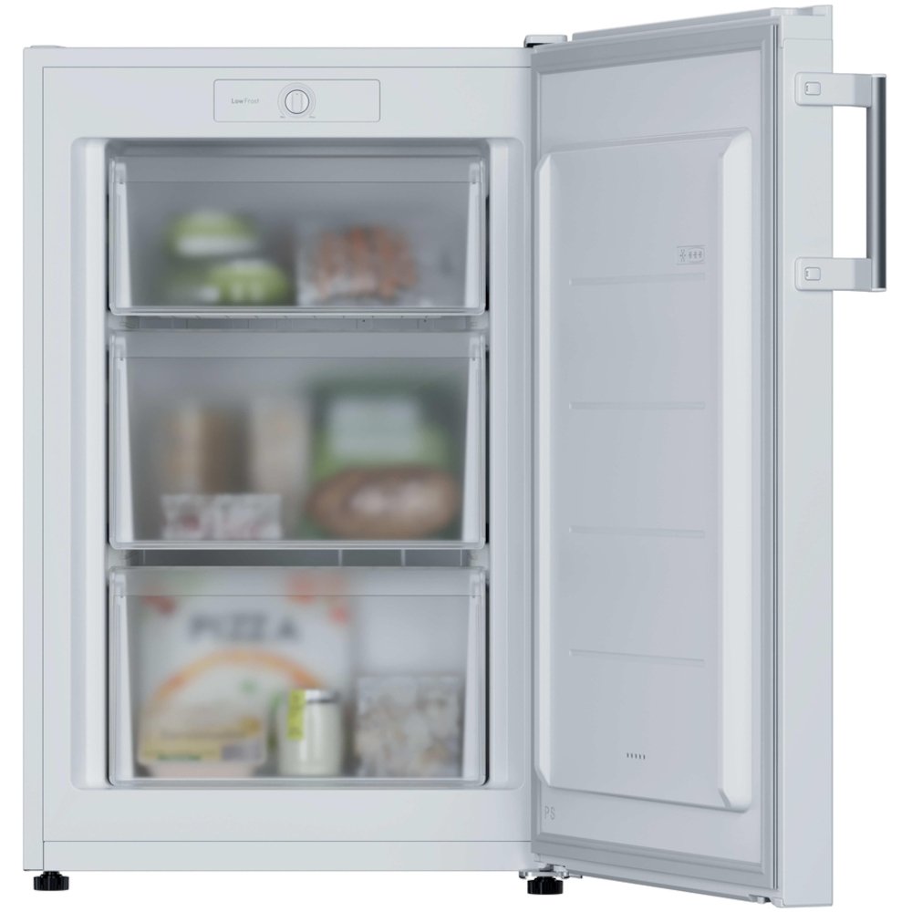 Hoover HONUQ2L58EWHK Low Frost Under Counter Freezer, White, E Rated