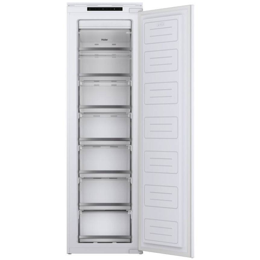 Haier HAUN518EWK Total No Frost Built-In Freezer, Sliding Hinge, White, E Rated