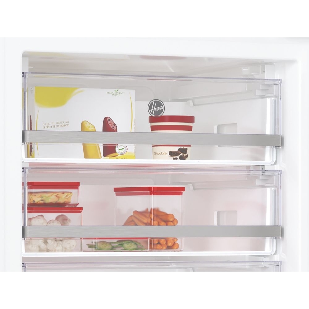 Hoover HUSE68EWKP Static Built-Under Freezer, Sliding Hinge, E Rated