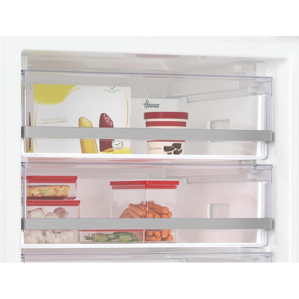 Hoover WCKUSE68EWK Static Built-Under Freezer, Sliding Hinge, E Rated