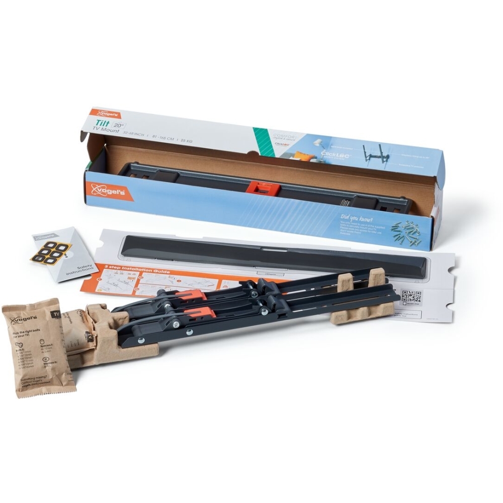 Vogel's TVM 3415 Comfort Tilting TV Wall Mount 32-65", Black