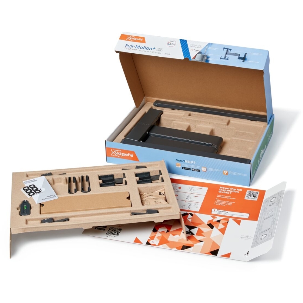 Vogel's TVM 3465 Comfort Full Motion TV Wall Mount 32-65", Black