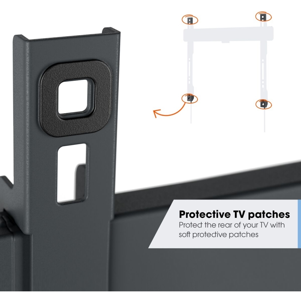 Vogel's TVM 3605 Comfort Fixed TV Wall Mount 40-100", Black
