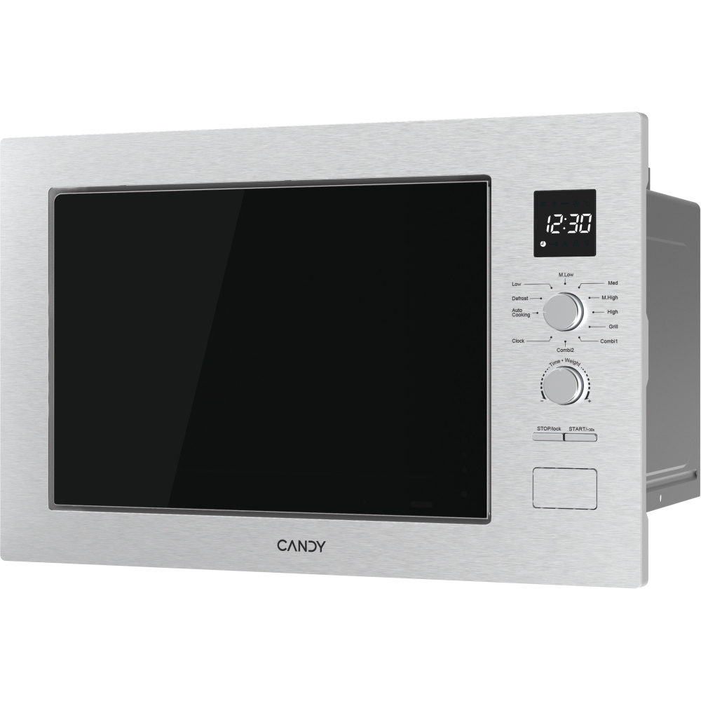 Candy CA38FL7NWXUK Built-In Microwave with Grill, Stainless Steel