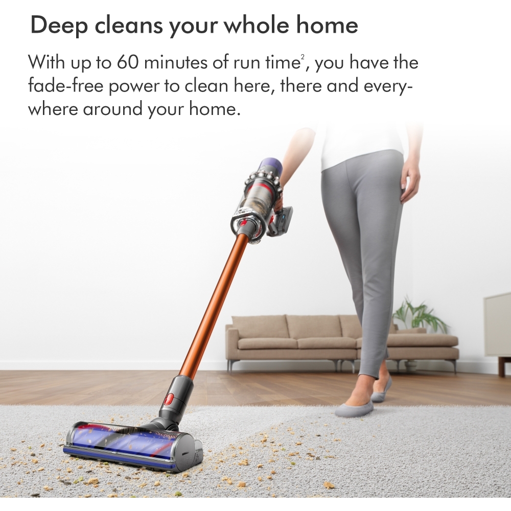 Dyson V10 Absolute New Cordless Stick Vacuum Cleaner, Copper